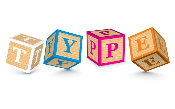 用字母块书写的单词类型图片下载