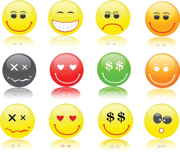 圆圆的微笑在不同的心情图片下载