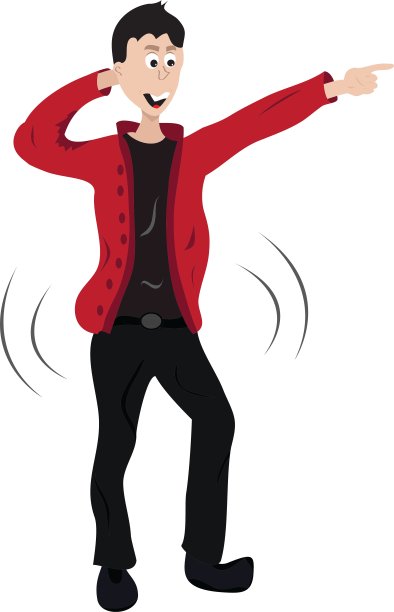 男人跳舞图片下载