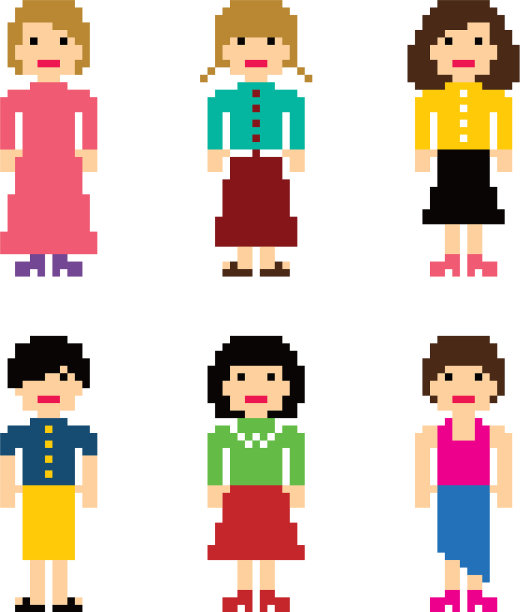 像素人物头像设置图片下载