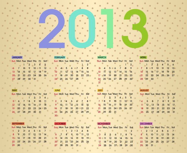 日历2013年5图片下载