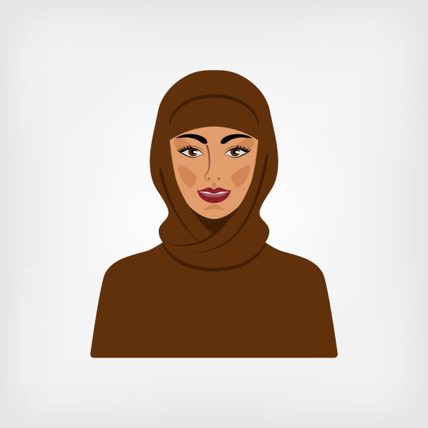 穿着传统服装的阿拉伯妇女图片下载