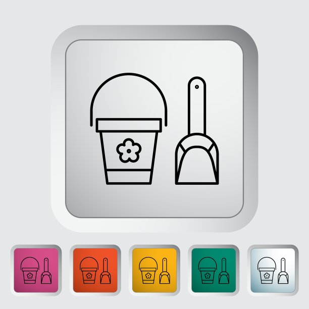 桶和铲子图片下载