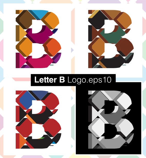 3d字体B图片下载