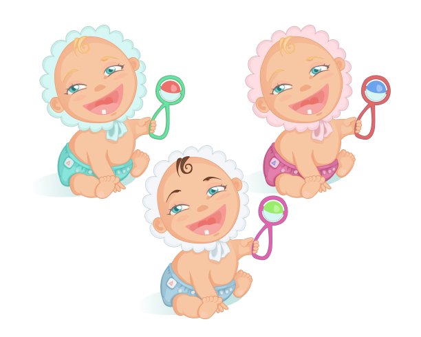 微笑的婴儿组图片下载