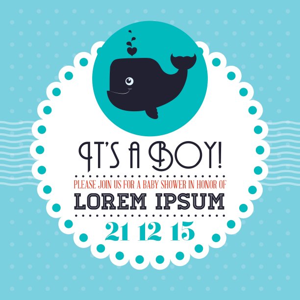 婴儿沐浴卡设计图片下载