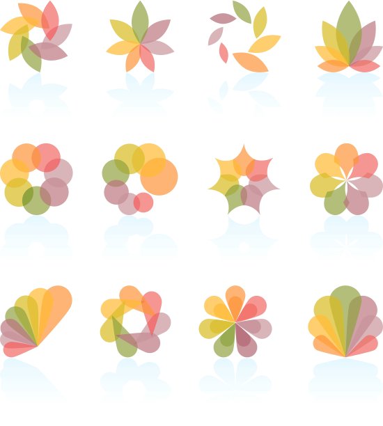 抽象的设计元素图片下载