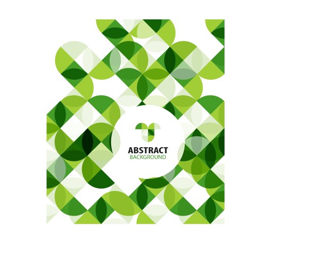 绿色现代几何抽象背景图片下载