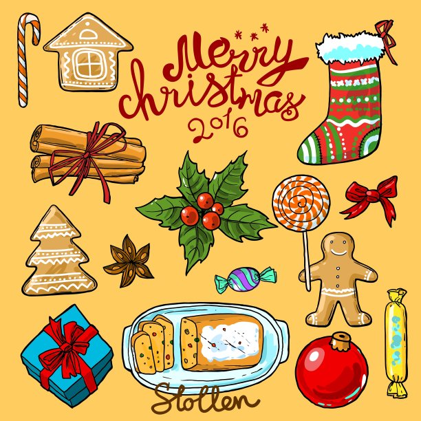 圣诞糖果图片下载