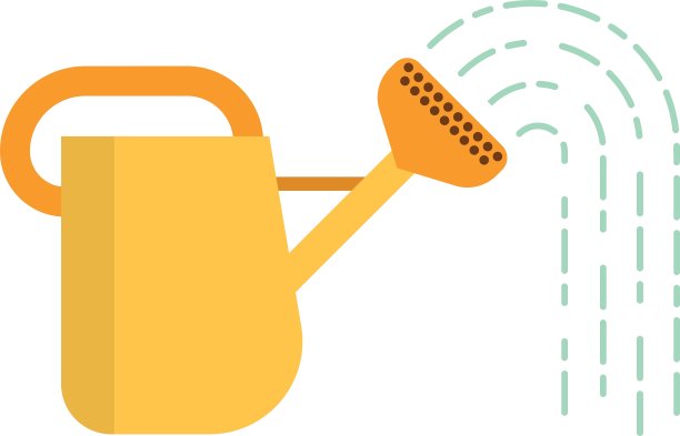 喷壶是一种夏日浇水的园艺工具图片下载