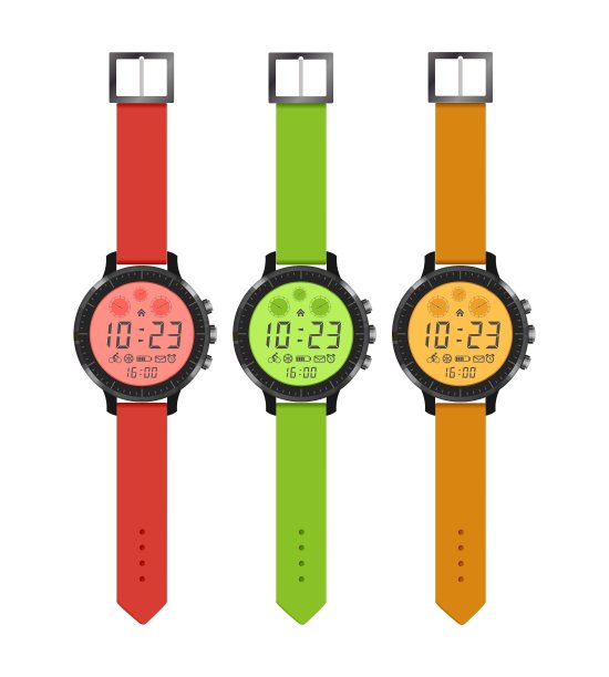 金制和铬制手表图片下载