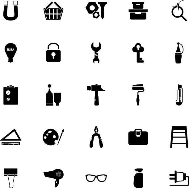 DIY图标上的白色背景图片下载