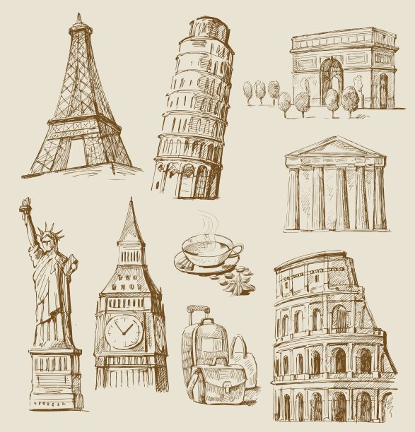 旅游的背景图片下载