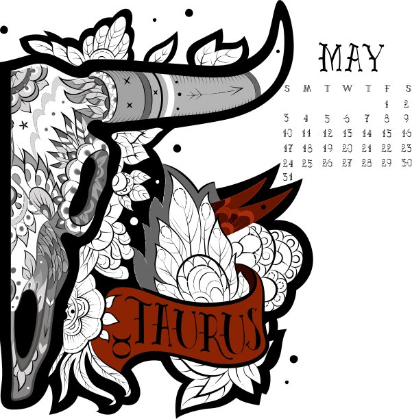 金牛座的纹身图片下载