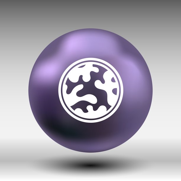 迷彩织物图案形状徽章贴纸图片下载