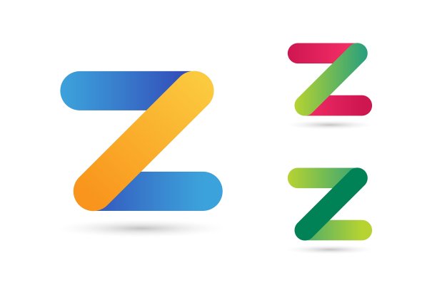抽象Z字母标志图标模板图片下载