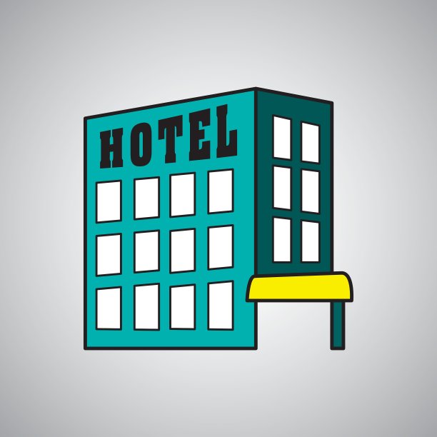 酒店建筑设计图片下载