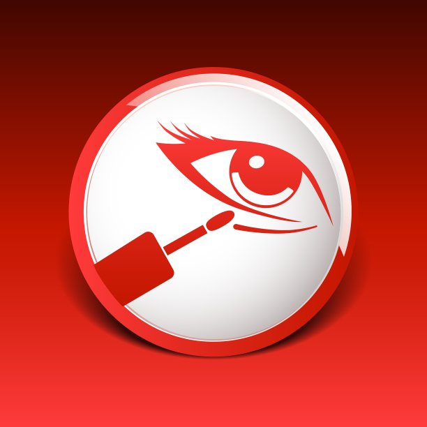 特写遮瑕膏粘在黑眼圈上图片下载