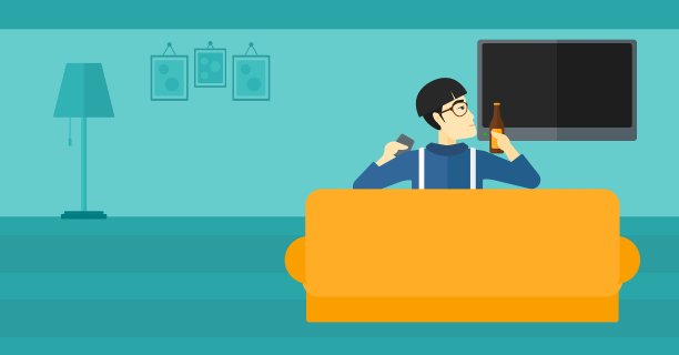 人看电视图片下载