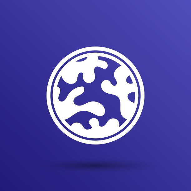 迷彩织物图案形状徽章贴纸图片下载