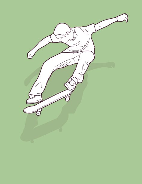 溜冰者图片下载