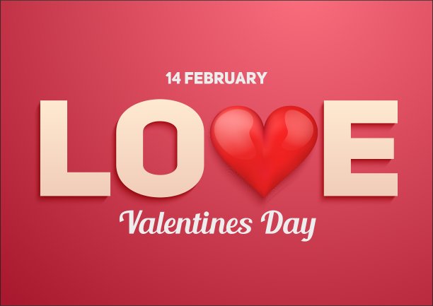 情人节的背景与爱和心图片下载