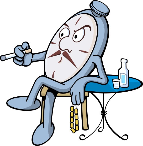 放松的时钟图片下载