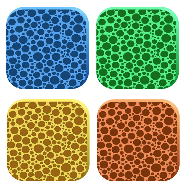 多孔材料的图标。图片下载