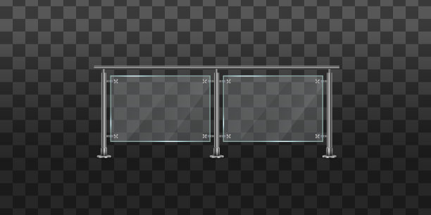 玻璃栏杆,栏杆上。图片下载