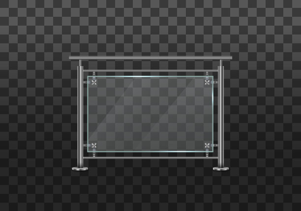 玻璃栏杆,栏杆上。图片下载