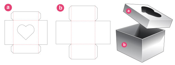 包装模切模板图片下载