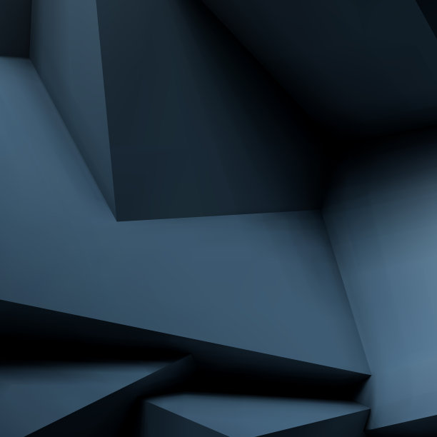 具有重叠立方体的抽象几何向量背景图片下载