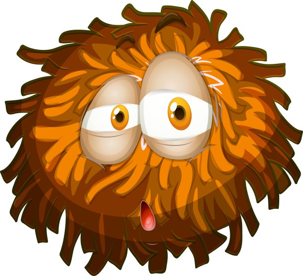 毛绒绒的球图片下载