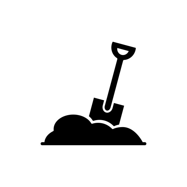 铲子图标平面矢量模板设计流行图片下载
