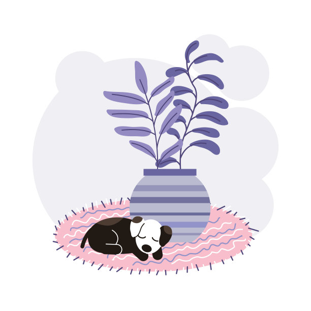 呆在家里。向量图片下载