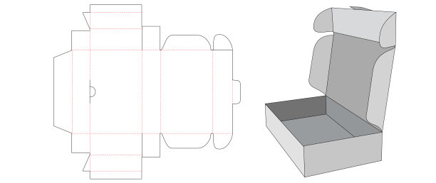 包装模切模板图片下载