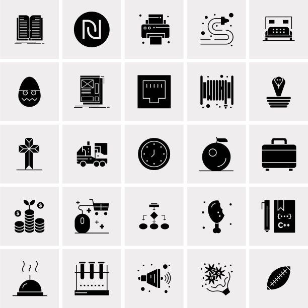 设置25个通用业务图标图片下载