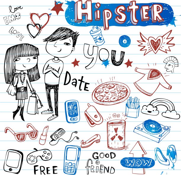 潮人涂鸦集图片下载