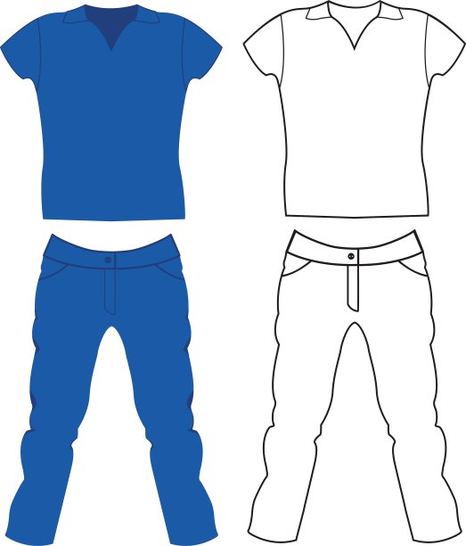 牛仔裤和t恤图片下载