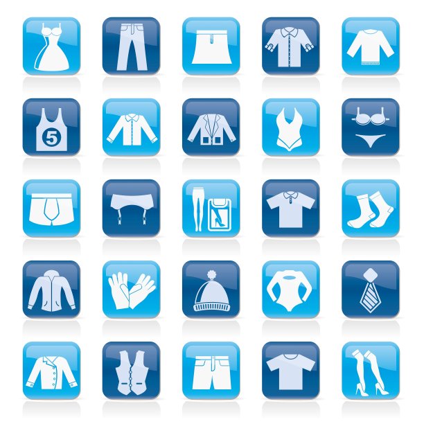 服装和时尚收藏图标图片下载