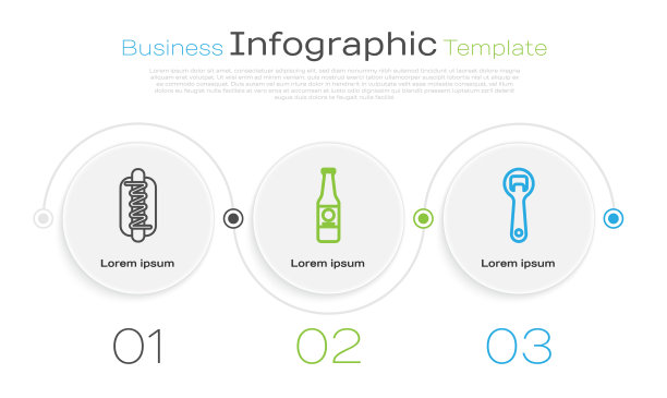 热狗三明治配芥末啤酒瓶图片下载