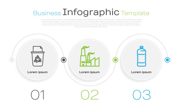 设置线回收站与回收符号工厂图片下载