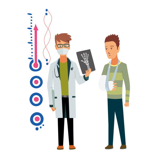 冠状病毒2019 - ncov covid-19。现代医学，诊断技术。医生对病人的关爱、医疗保健和技术理念图片下载