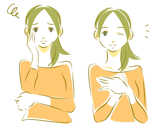 年轻女人的自然表情图片下载