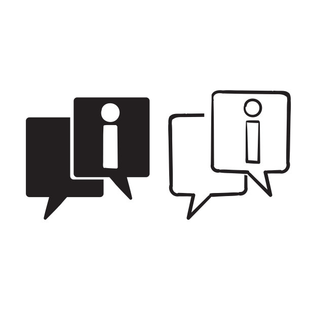 信息标志，信息图标矢量插图图片下载