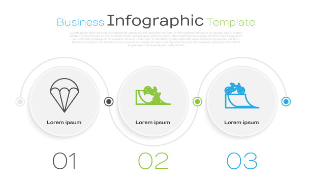 在街道坡道上架设降落伞自行车图片下载