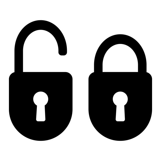 锁的图标集。挂锁。一组锁定图标。向量图片下载