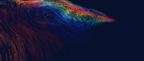 摘要丰富多彩的技术背景，大数据流背景图片下载