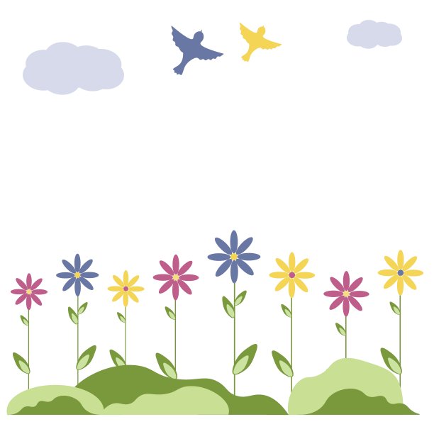 Spring Vector背景与文本复制空间，社交媒体壁纸，横幅，海报，模板。鲜艳的海报，春天的主题图片下载