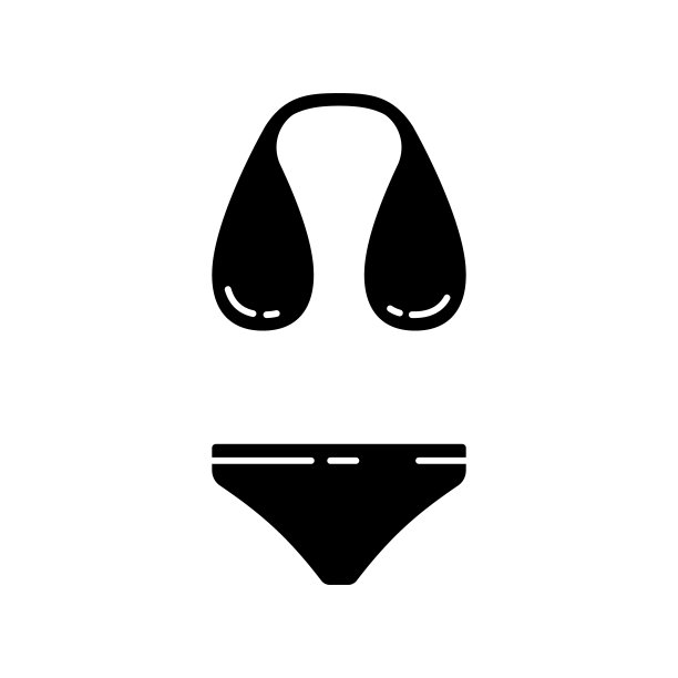 剪影胸罩毛巾和内裤图片下载